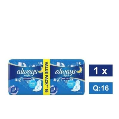 ALWAYS MAXI THICK 16PADS