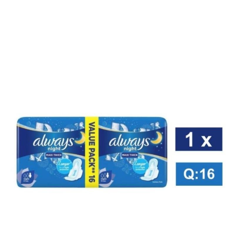 ALWAYS MAXI THICK 16PADS